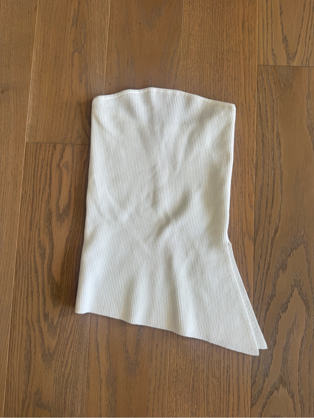 Aritzia ribbed asymmetrical tank